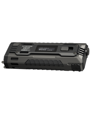 Lampe torche Nitecore EDC37 ultra puissante 8000 lumens avec écran OLED et batterie rechargeable conçue pour EDC