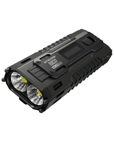 Lampe torche Nitecore EDC37 ultra puissante 8000 lumens avec écran OLED et batterie rechargeable conçue pour EDC