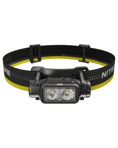 Frontale Nitecore NU40 1000 lumens rechargeable USB-C avec faisceau large, lumière rouge et modes SOS pour running