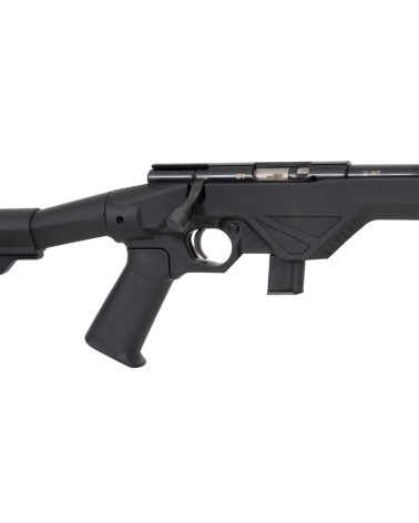 Pack Citadel Trakr Sniper calibre 22LR avec lunette 3 9x40, bipied, réducteur de son et fourreau pour tir de précision.