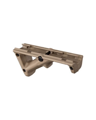 Poignée angled fore grip Magpul AFG2 Tan pour rail Picatinny améliorant la stabilité et le contrôle de l’arme.