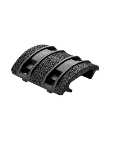 Couvre rail Picatinny Magpul XTM noir avec texture antidérapante pour protection et meilleure prise en main du rail.