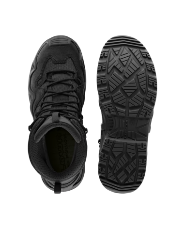 Chaussures Lowa Zephyr MK2 GTX Mid noir Gore Tex imperméables légères et résistantes pour militaires forces de l ordre