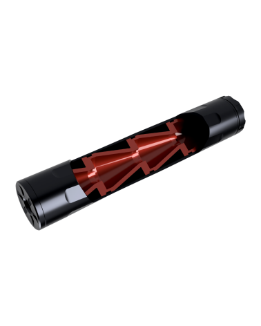 Silencieux Umarex SD5 pour arme à air 4.5 et 5.5 mm avec filetage 14 mm CCW et 1 2 20 UNF réduction sonore