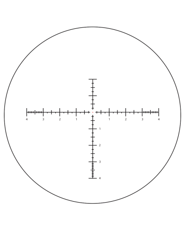 Lunette Vector Optics Tauron 5 50x60 ED avec grossissement extrême optique haute définition et réglage MIL