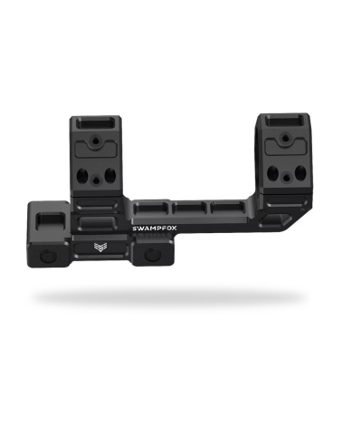 Montage Swampfox Hostile Engagement 30 mm monobloc avec offset 2 pouces et supports RMR 45 degrés pour lunette LPVO