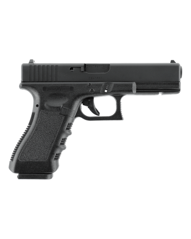 Pistolet airsoft Glock 17 Umarex gaz blowback culasse aluminium CNC 6mm réaliste avec chargeur 20 billes