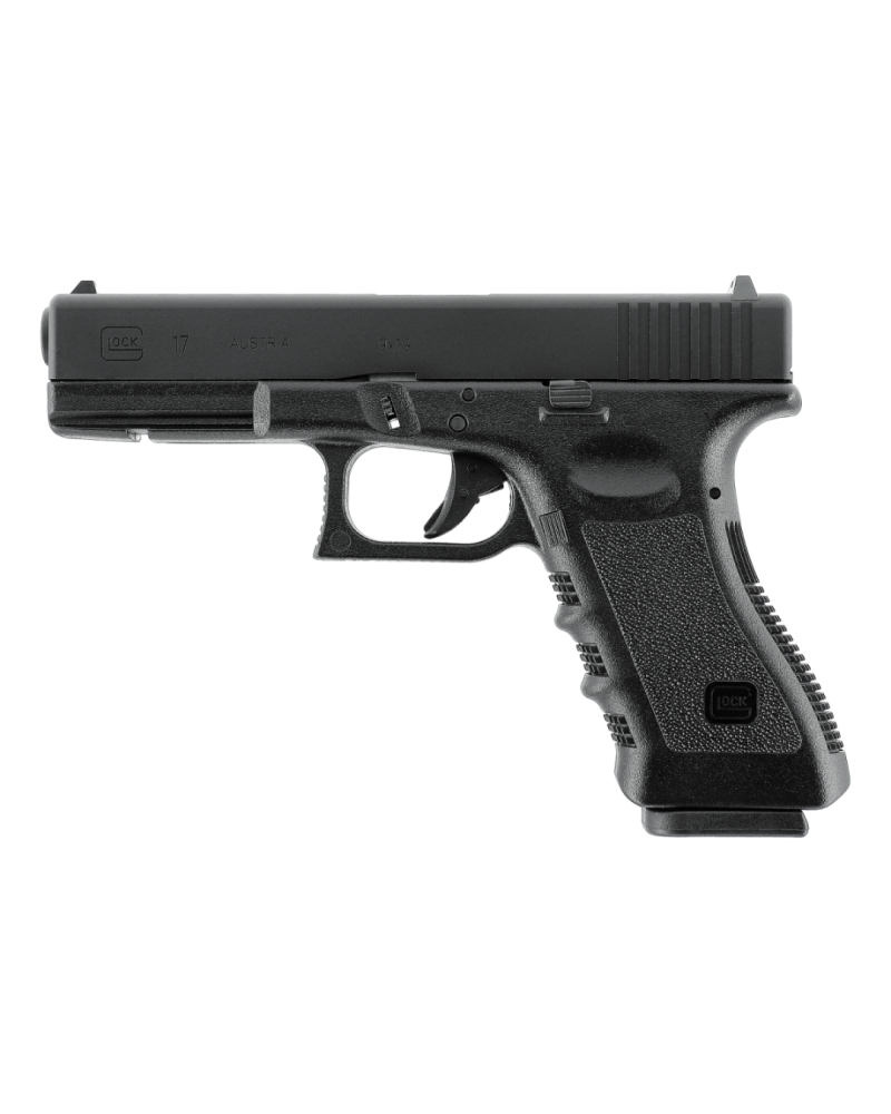 Pistolet airsoft Glock 17 Umarex gaz blowback culasse aluminium CNC 6mm réaliste avec chargeur 20 billes