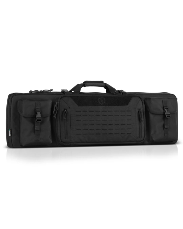 Sac Savior Urban Warfare 55 pouces double rifle case noir housse transport tactique pour deux carabines