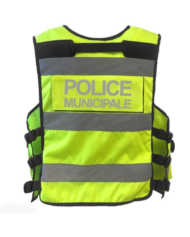 Gilet multipocket Police Municipale 2.0 avec système Molle bandes réfléchissantes et nombreuses poches