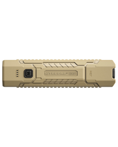Lampe torche Nitecore EDC07 TAN rechargeable 1500 lumens étanche IP67 avec clip et dragonne