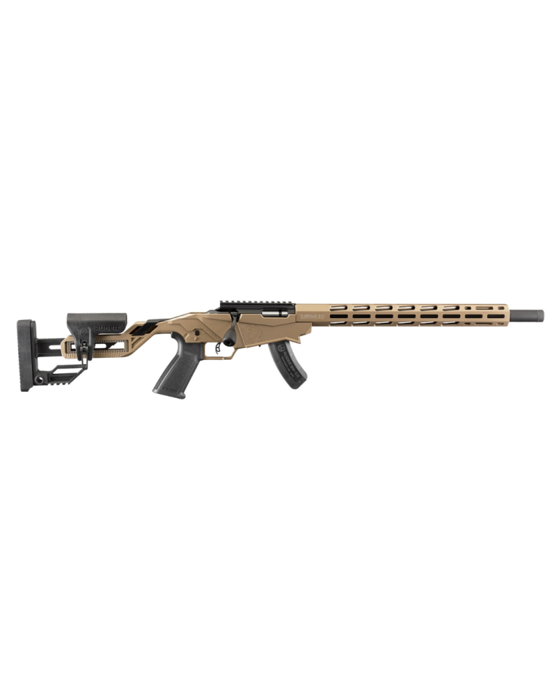 Carabine Ruger Precision rimfire dark earth carabine de precision