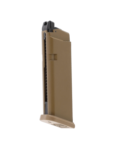 Chargeur Glock 19X coyote airsoft 15 coups gaz 6 mm officiel Glock Perfection