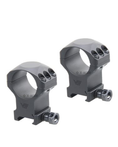 Colliers 30 mm Vector Optics Accu Picatinny haut pour montage lunette precision aluminium CNC