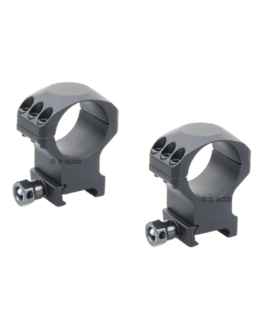 Colliers 30 mm Vector Optics Accu Picatinny medium pour montage lunette precision aluminium CNC