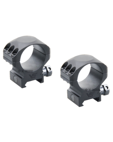 Colliers 30 mm Vector Optics Accu Picatinny bas pour montage lunette precision aluminium CNC