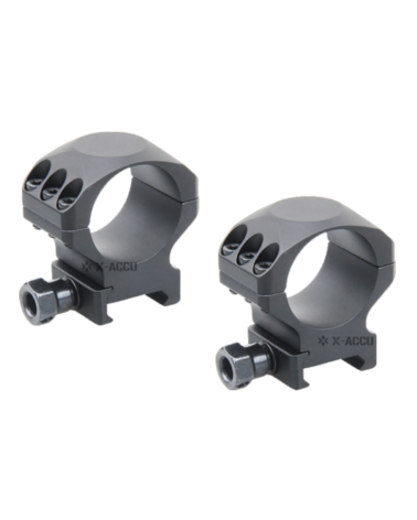 Colliers 30 mm Vector Optics Accu Picatinny bas pour montage lunette precision aluminium CNC