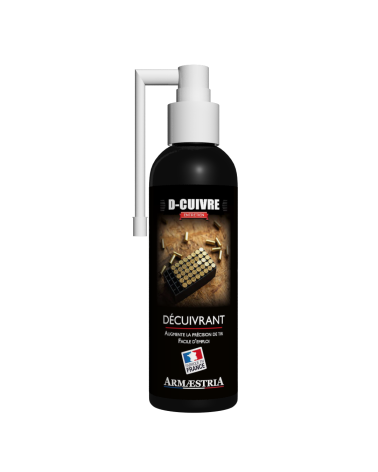 Nettoyant decuivrant Armaestria D Cuivre 100 ml pour entretien et nettoyage canon arme
