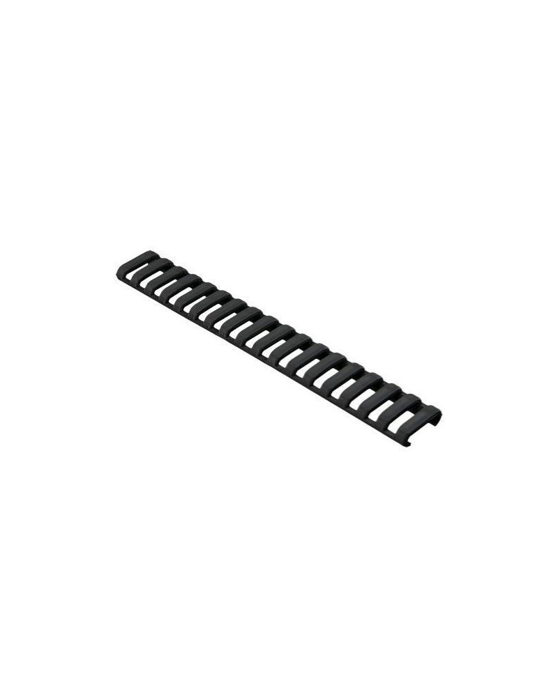 Couvre rail Picatinny Magpul noir souple en Santoprene pour protection et grip