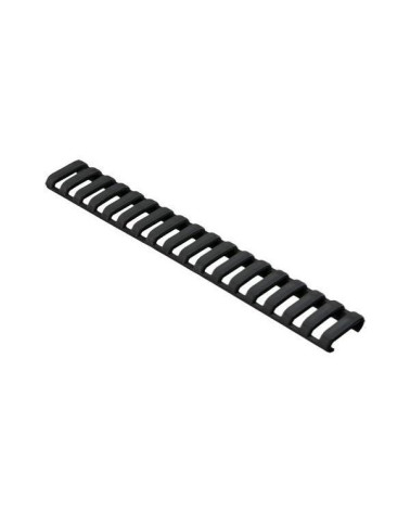 Couvre rail Picatinny Magpul noir souple en Santoprene pour protection et grip