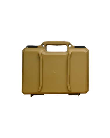 Mallette rigide ASG 31 cm tan avec mousse pour transport pistolet