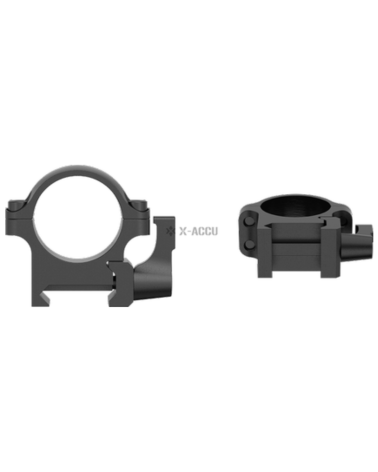 Colliers Vector Optics 25 4 mm acier QR bas pour montage lunette Weaver Picatinny