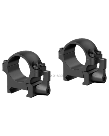 Colliers Vector Optics 25 4 mm acier QR bas pour montage lunette Weaver Picatinny