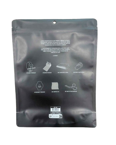 Kit medical trauma ARES 7 pieces avec garrot bandage et pansement thoracique IFAK