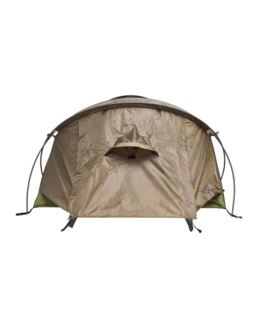 Tente tunnel ARES Pyrene vert olive ultralegere avec moustiquaire et ventilation complete pour bivouac