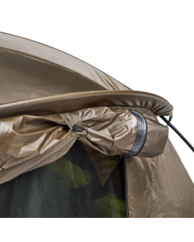 Tente tunnel ARES Pyrene vert olive ultralegere avec moustiquaire et ventilation complete pour bivouac
