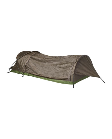 Tente tunnel ARES Pyrene vert olive ultralegere avec moustiquaire et ventilation complete pour bivouac