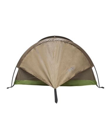 Tente tunnel ARES Pyrene vert olive ultralegere avec moustiquaire et ventilation complete pour bivouac