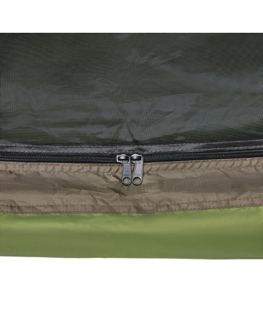 Tente tunnel ARES Pyrene vert olive ultralegere avec moustiquaire et ventilation complete pour bivouac