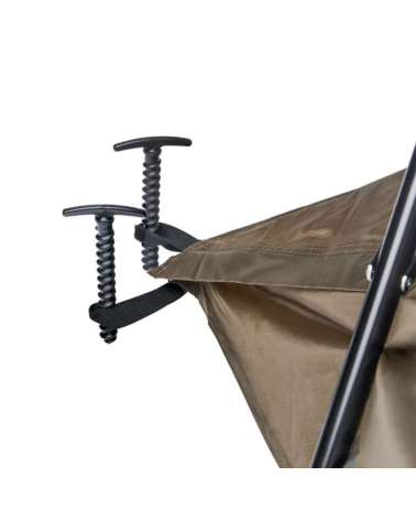 Tente tunnel ARES Pyrene vert olive ultralegere avec moustiquaire et ventilation complete pour bivouac