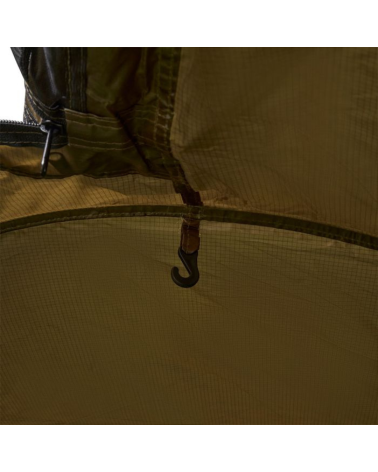 Tente tunnel ARES Pyrene vert olive ultralegere avec moustiquaire et ventilation complete pour bivouac