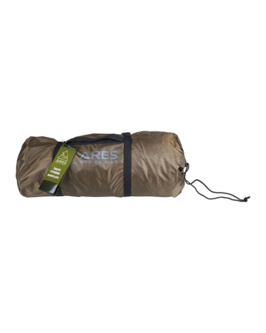 Tente tunnel ARES Pyrene vert olive ultralegere avec moustiquaire et ventilation complete pour bivouac