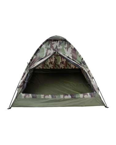 Tente igloo biplace ARES camouflage FR CE avec moustiquaire et ventilation pour bivouac