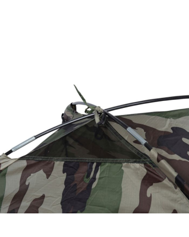 Tente igloo biplace ARES camouflage FR CE avec moustiquaire et ventilation pour bivouac