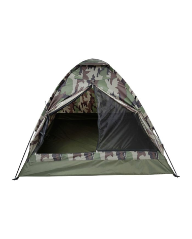 Tente igloo biplace ARES camouflage FR CE avec moustiquaire et ventilation pour bivouac