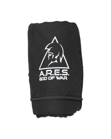 Serviette microfibre noire ARES 100x50 cm seche rapide sport outdoor