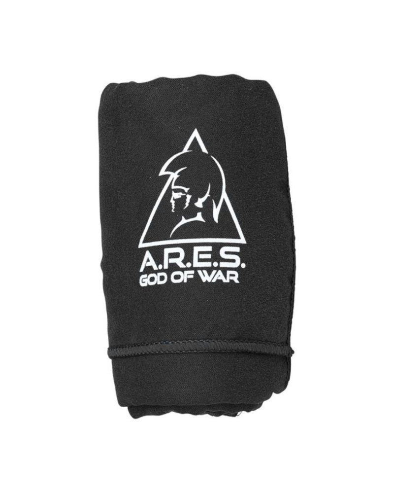 Serviette microfibre noire ARES 100x50 cm seche rapide sport outdoor