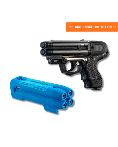 Pack JPX 6 noir Piexon avec recharges inactives pour entrainement et defense personnelle