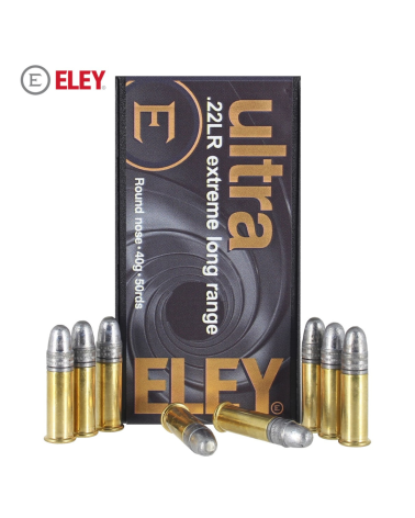 Boite 22LR ELEY Ultra Extreme Long Range x50 munition precision longue distance