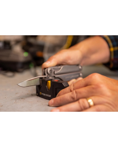 Aiguiseur compact 3-en-1 : carbure, céramique, diamant