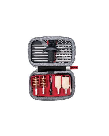 Kit de nettoyage complet conçu pour l’entretien des armes longues calibre 12 ou 20