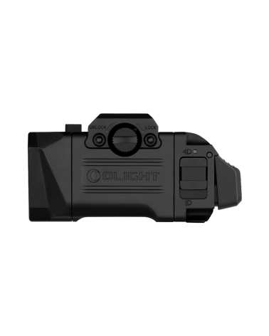 Lampe tactique Olight PL X 1200 lumens pour arme avec rail Picatinny rechargeable USB C