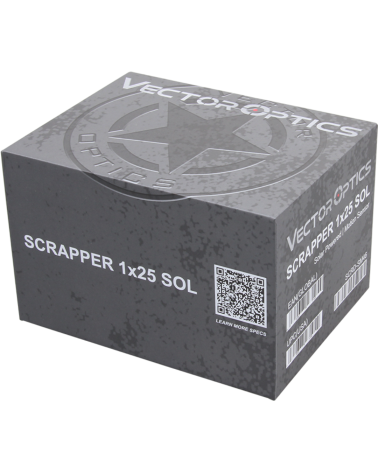 Point rouge Vector Optics Scrapper 1x25 2 MOA viseur reflex tactique