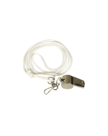 Sifflet OPEX avec cordon blanc accessoire signalisation professionnel