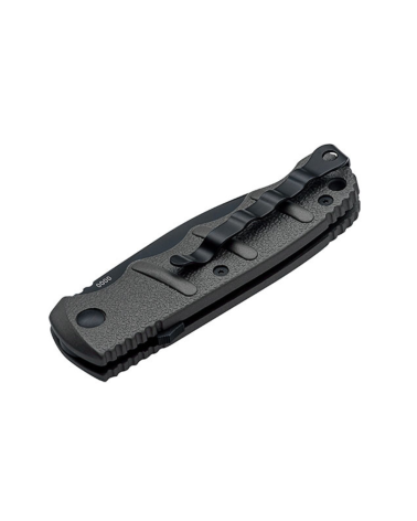 Le AKS-74 Black D2 de Böker Plus est un couteau automatique, lame en acier D2 de 8,5 cm excellente tenue de coupe