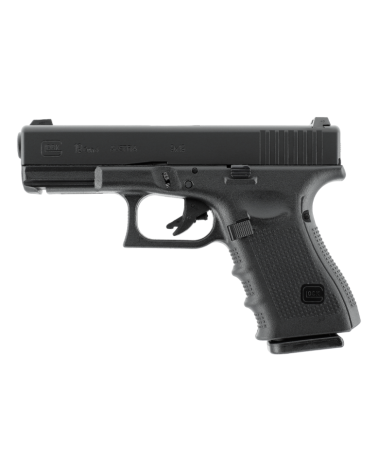 Réplique airsoft GLOCK 19 GEN4 gaz 6mm noir sous licence officielle GLOCK